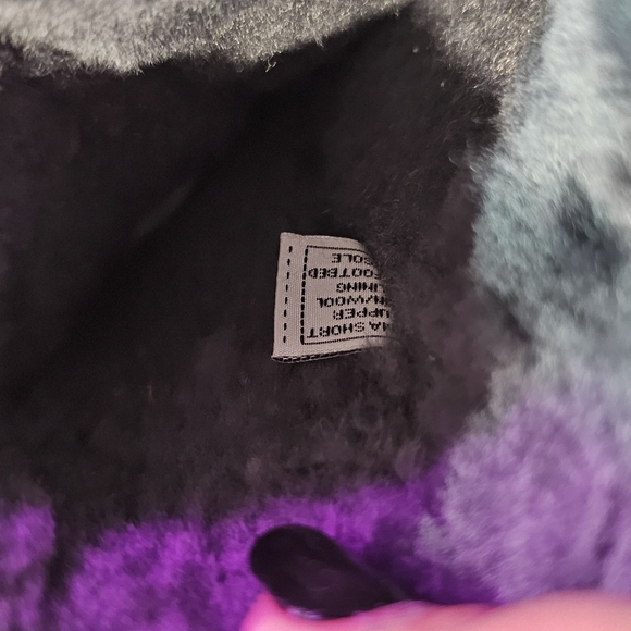 Bearpaw Grey fue and Suede Slip on Boot - Picture 2 of 10